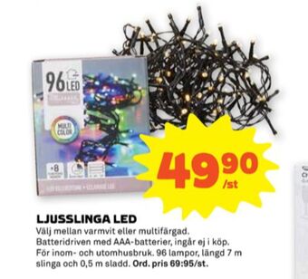 Stora Coop Spira ljusslingor erbjuda