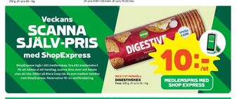 Stora Coop Coop digestive kex erbjuda
