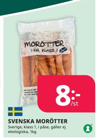 Tempo Garant morötter erbjuda