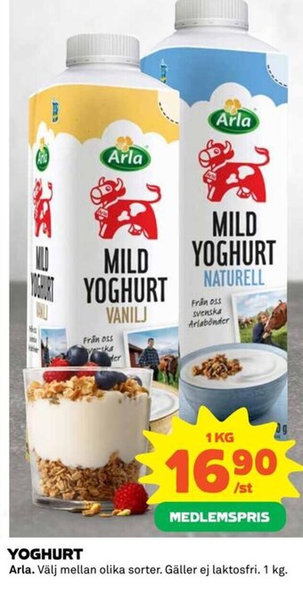 Coop YOGHURT Arla erbjuda