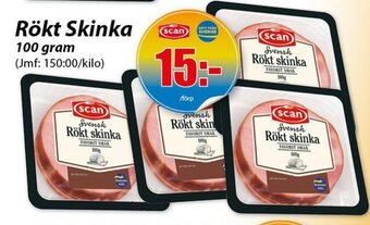 Extra Mjällby Stormarknad Rökt Skinka erbjuda