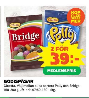 Coop Godispåsar erbjuda