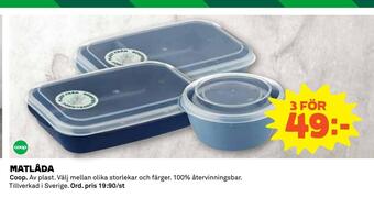 Coop Matlåda erbjuda