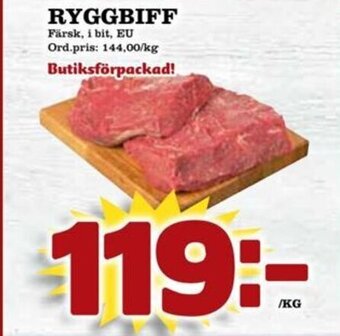 Supergrossen RYGGBIFF erbjuda