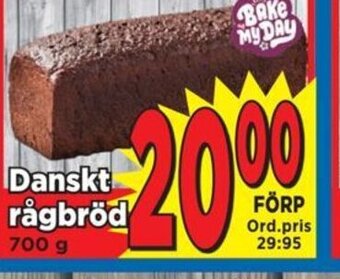 Supergrossen Danskt rågbröd erbjuda