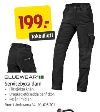 Jula Servicebyxa dam erbjuda