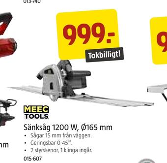 Jula Sänksåg 1200 w, ø165 mm erbjuda