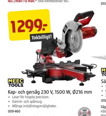 Jula Kap- och gersåg 230 v, 1500 w, ø216 mm erbjuda