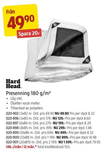 Jula Presenning 180 g/m2 erbjuda
