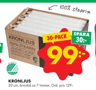 ÖoB Kronljus erbjuda