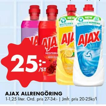 ÖoB Ajax allrengöring erbjuda