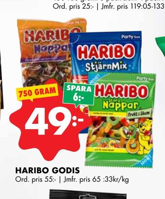 ÖoB Haribo godis erbjuda