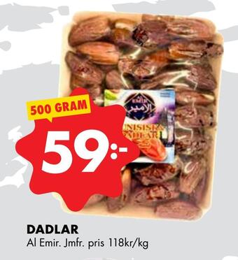 ÖoB Dadlar erbjuda