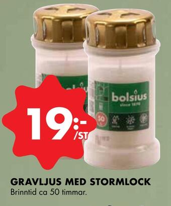 ÖoB Gravljus med stormlock erbjuda