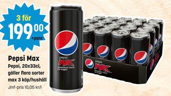 Eurocash Pepsi max erbjuda