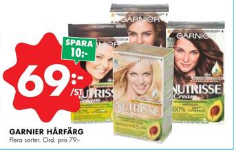 ÖoB Garnier hårfärg erbjuda