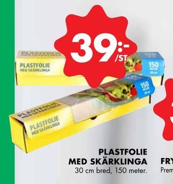 ÖoB Plastfolie med skärklinga erbjuda