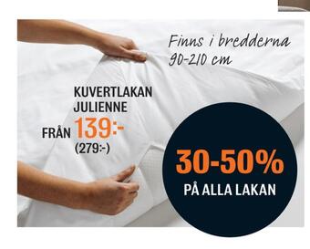 Kuvertlakan julienne
