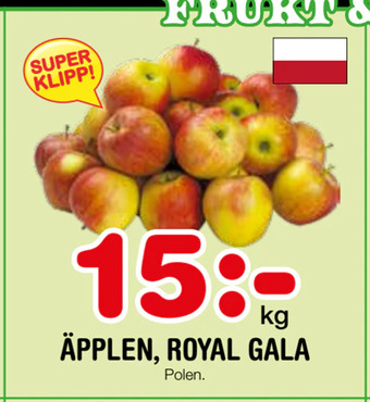 Nya Pulsen Äpplen, royal gala erbjuda
