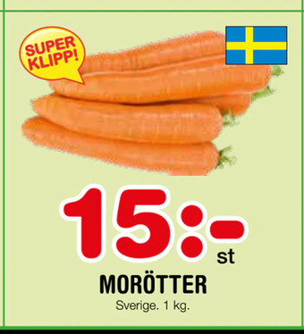 Nya Pulsen Morötter erbjuda