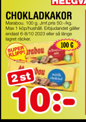 Nya Pulsen Chokladkakor erbjuda
