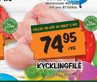 Bazaar Food market Kycklingfilé erbjuda