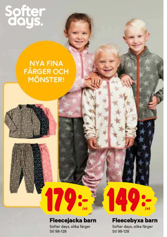 City Gross Fleecejacka barn erbjuda