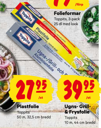City Gross Plastfolie erbjuda