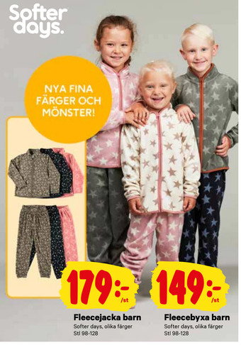 City Gross Fleecebyxa barn erbjuda