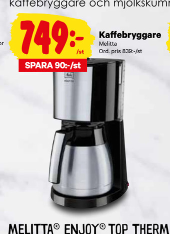 City Gross Kaffebryggare erbjuda