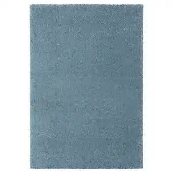 IKEA Stoense matta, kort lugg, mellanblå, 133x195 cm erbjuda
