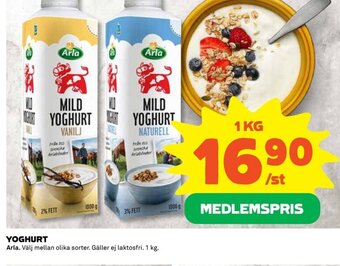 Coop YOGHURT Arla erbjuda