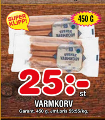 Nya Pulsen VARMKORV Garant erbjuda