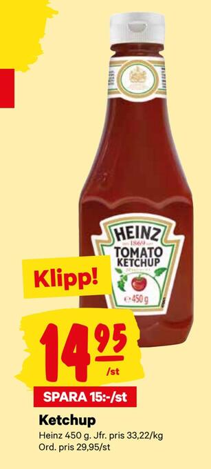 minmatbutik Ketchup erbjuda
