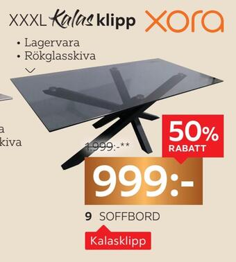 XXXLutz Soffbord erbjuda