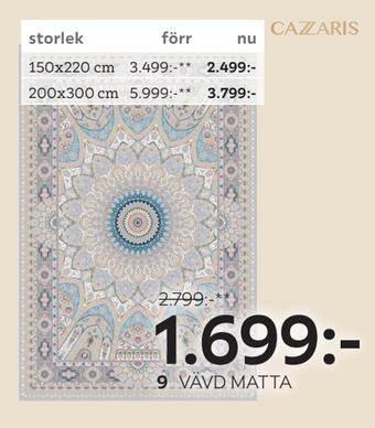 Vävd matta