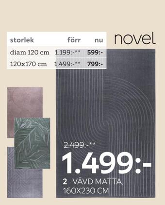 XXXLutz Vävd matta, 160x230 cm erbjuda