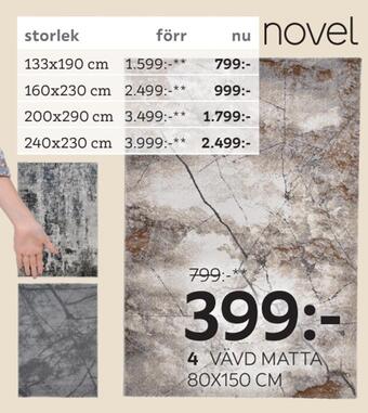 XXXLutz Vävd matta 80x150 cm erbjuda