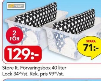Bo Ohlsson Store It. Förvaringsbox 40 liter erbjuda