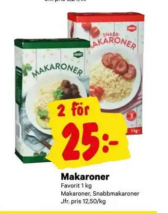 City Gross Makaroner erbjuda