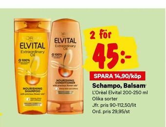 City Gross Schampo, Balsam erbjuda