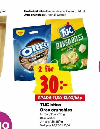 TUC bites Oreo crunchies