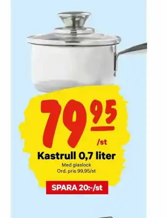 City Gross Kastrull 0,7 liter erbjuda