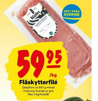 City Gross Fläskytterfilé erbjuda