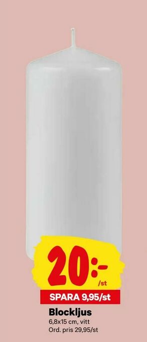 City Gross Blockljus erbjuda