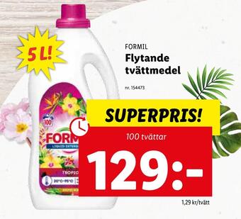 Lidl Flytande tvättmedel erbjuda