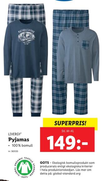 Lidl Pyjamas erbjuda