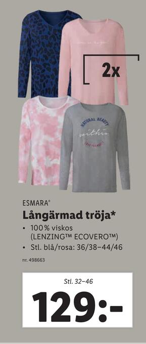 Lidl Långärmad tröja erbjuda