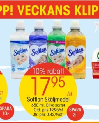 EKO Softlan sköljmedel erbjuda