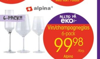EKO Alpina glas erbjuda